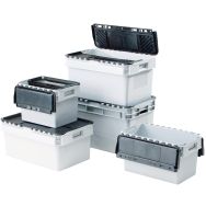 Bac standard à couvercle intégré - Longueur 400 mm - 45 à 60 L