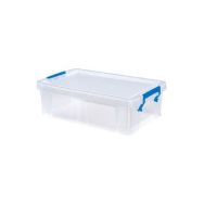 Bac transparent avec couvercle 5.8L Manutan Expert