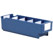 Bacs tiroirs polypropylène bleu 1.5 L 300x94x80mm