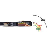 Baguette 1m avec chaussette de tirage de câble - Lot de 10