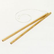 Baguettes de diabolo en bois avec ficelle