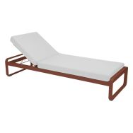 Bain soleil Bellevie coussin blanc grisé - Fermob