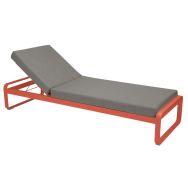 Bain soleil Bellevie coussin taupe grisé - Fermob
