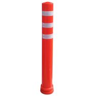 Balise flexible à mémoire de forme Ø 80x810 mm - Orange