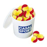 Balles easy play mini-tennis casal sport - seau de 60