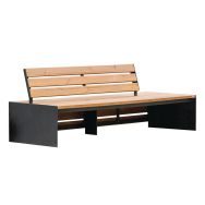 Banc Arq - Longueur hors tout: 200 cm - Benito