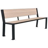 Banc BERLIN 1.80 m bois/métal - Buton Design