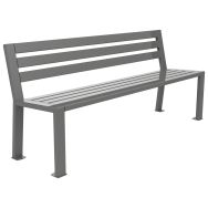 Banc BERLIN 1.80 m métal tubes horizontales - Buton Design