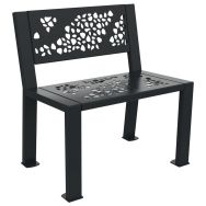 Banc BERLIN 1 place métal - Buton Design