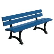 Banc City 180 cm lattes multicolores - Espace Urbain