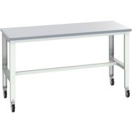 Banc Cubio sur roues-2000x900x840-1140mm-Bleu