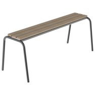 Banc Eben 120 cm hêtre massif blueprotech - Mobidecor