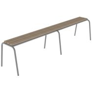 Banc Eben 200 cm hêtre massif blueprotech - Mobidecor