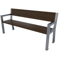 Banc Elégance accoudoirs - Espace Urbain