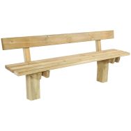 Banc Ouessant pin traité - Manutan Expert