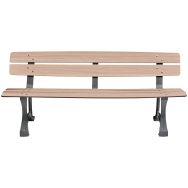 Banc PRAGUE 1.80 m bois/métal - Buton Design