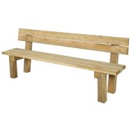 Banc Royan L 200 x 60 H 80 cm - pin traité