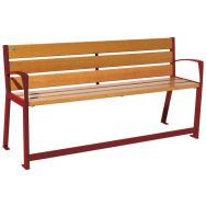 Banc Silaos sénior 3 places finition chêne clair - Procity