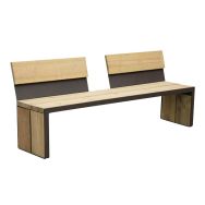 Banc Tor 2 m bois pin traité / acier