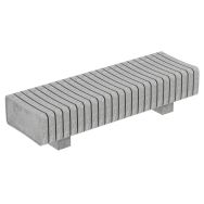 Banc VERTEBRA droit 185 cm plastique recyclé