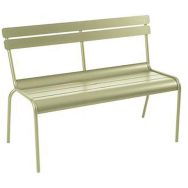 Banc à dossier 2/3 Places Vert Tilleuil