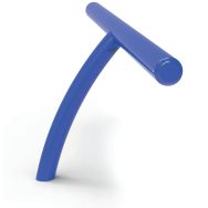 Banc assis-debout - cintré - scellement direct - Metaluplast