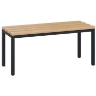 Banc de vestiaire CP L 100 cm - 4 pieds