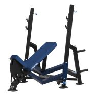 Banc développés inclinés olympique avec cale pied Performance Laroq