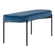 Banc oblong Gaia pied velours polyester Paperflow - Meet By Paperflow