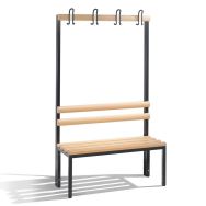 Banc patère bois CP Simple face