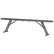 Banc pliant Oktober 175 - 175 cm gris foncé