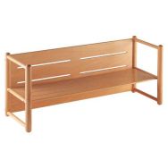 Banc résersible avec dossier en bois 87x31x36 H.