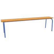 Banc sans dossier 160 primaire taille 5 bleu 5015