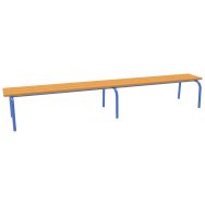 Banc sans dossier 200 maternelle taille 2 bleu 5015