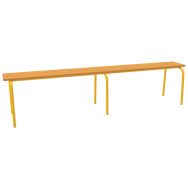 Banc sans dossier 200 primaire taille 6 jaune 1023