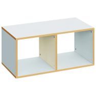 Banc scolaire Bunky avec rangement bleu-Mirplay School