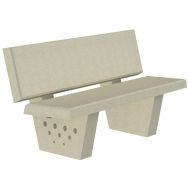 Bancs ROMA - Hauteur: 44 cm