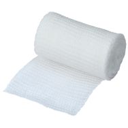 Lot 5 bandes gaze , format individuel, 10cm - Raffin