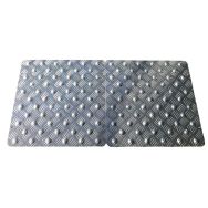 Bande extérieure d'éveil à la vigilance en aluminium ALULARM 450x420mm
