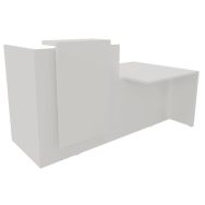Banque d'accueil Filia module PMR à gauche largeur 180 cm - Buronomic