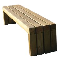 Banquette 2 m pin