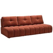 Banquette 3 places Nido tissu tilia non feu