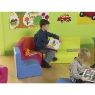 Banquette 3 places Ondulo version 3/6 ans, coloris anis
