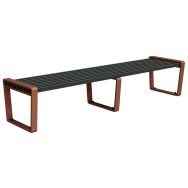 Banquette Arbane droite 240 cm Urbecosi - Ipra/alu tanami