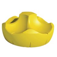 Banquette Connexio 5 places Pétale - jaune
