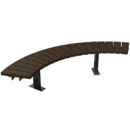 Banquette Contour 1/4 rond - Espace Urbain