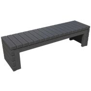 Banquette Emergence plastique recyclé - Espace Urbain