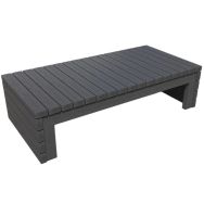Banquette Emergence large plastique recyclé - Espace Urbain