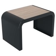 Banquette NEW YORK 1 place bois/métal - Buton Design