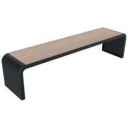 Banquette NEW YORK 2 m bois/métal - Buton Design